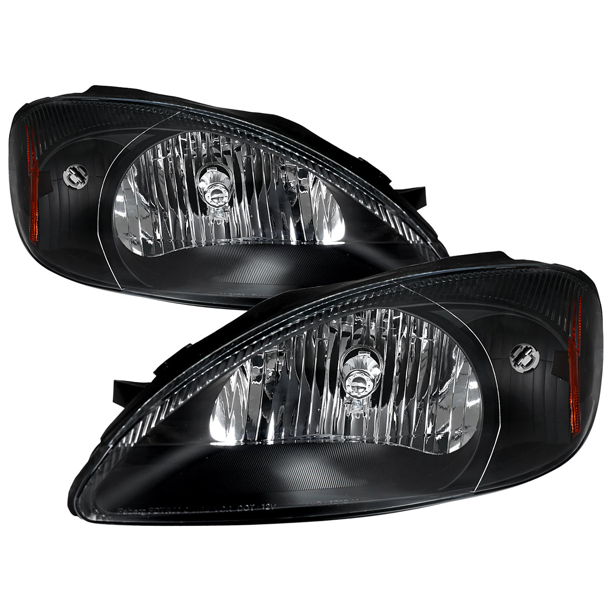 Spec-D 00-07 Ford Taurus OE Headlights Without Centennial - Black