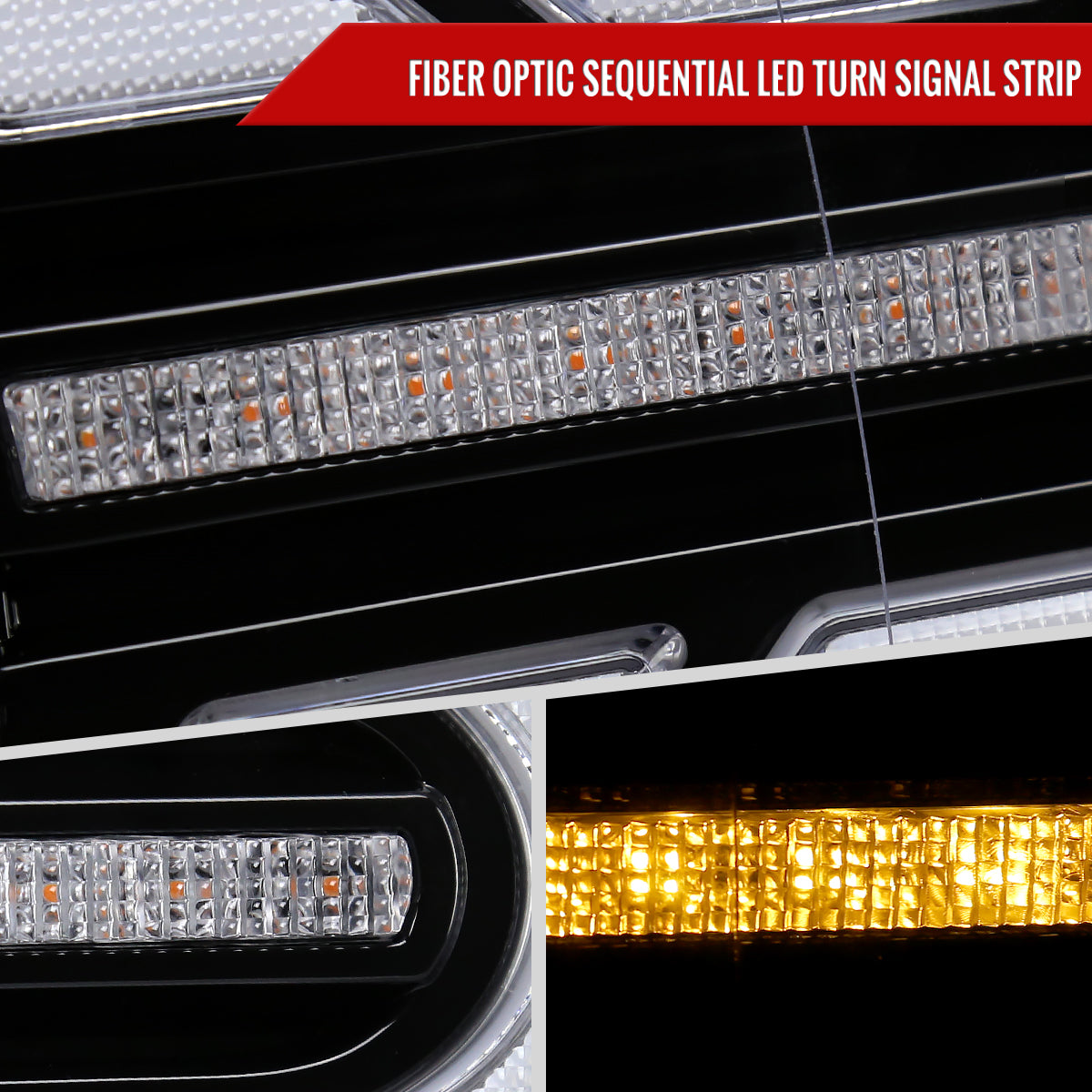 Spec-D 07-14 Toyota FJ Cruiser Headlights Full LED Sequential Black