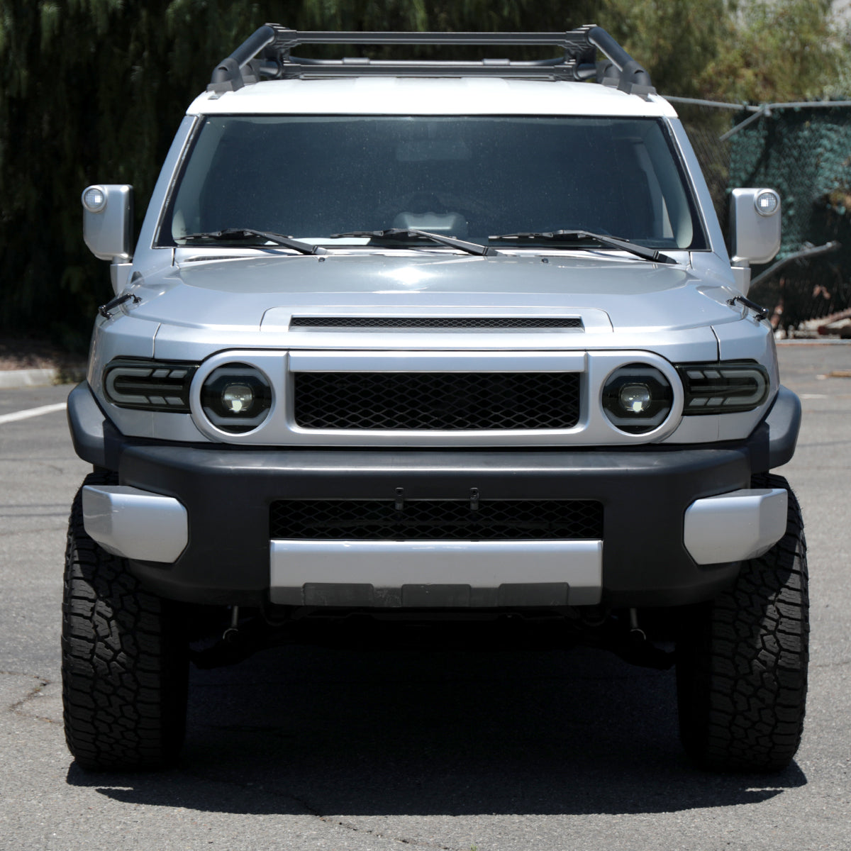 Spec-D 07-14 FJ Cruiser Projector Headlights with SEQ Turn Blk Smoked