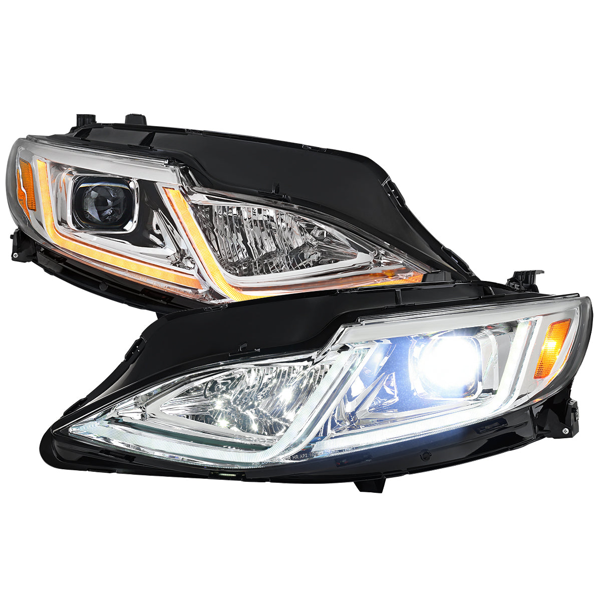 Spec-D 19-24 Chevy Malibu Full LED Sequential Headlights Chrome
