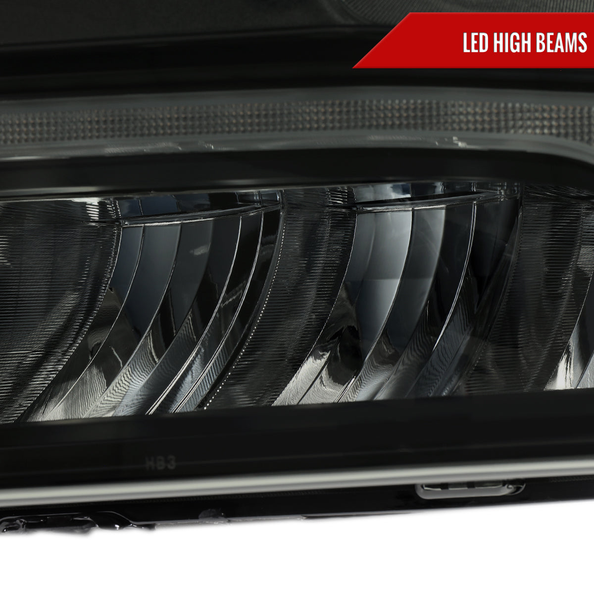 Spec-D 19-21 Silverado 1500 Pro Headlights with SEQ Turn Black/Smoked