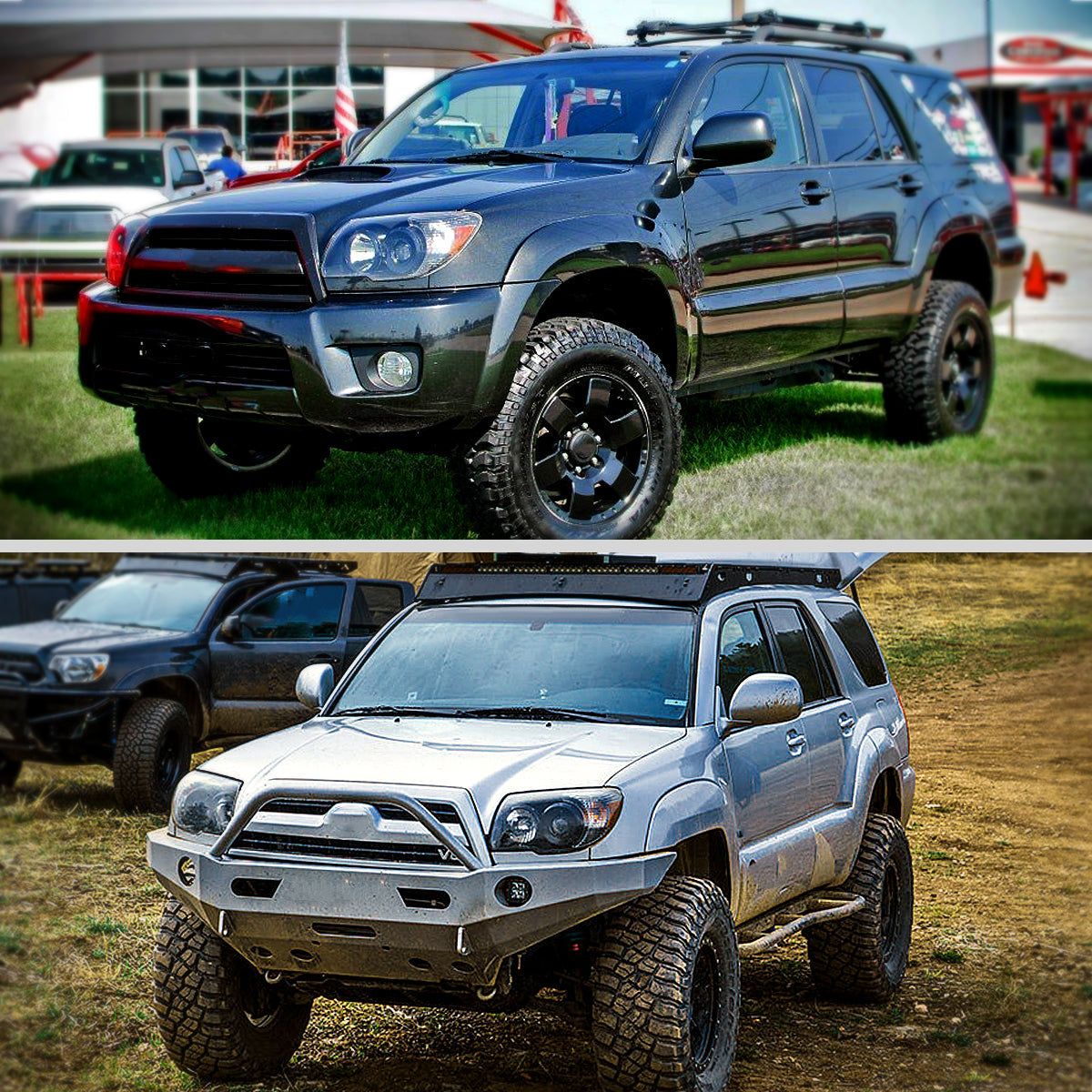 Spec-D 06-09 Toyota 4Runner SR5 Projector Headlights Black
