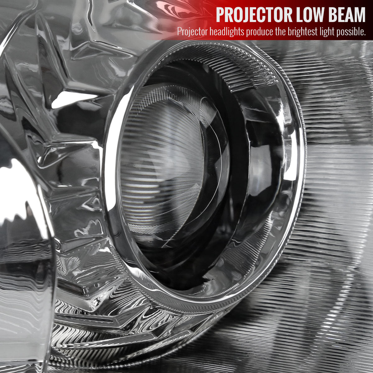Spec-D 13-15 Nissan Altima Passenger Projector Chrome Replacement