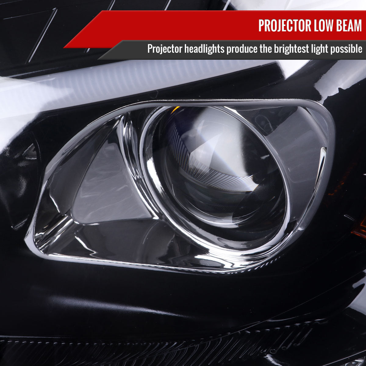 Spec-D 09-11 Benz W164 ML-Class Sequetial LED Headlights Black/Smoked