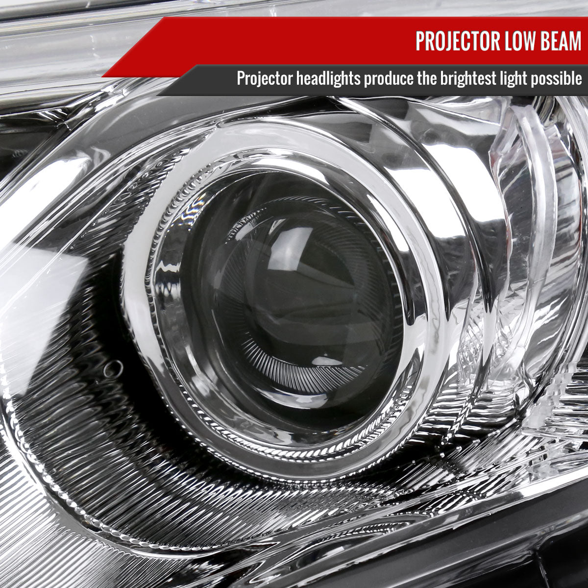 Spec-D 12-14 Toyota Camry Driver Projector Chrome Replacement