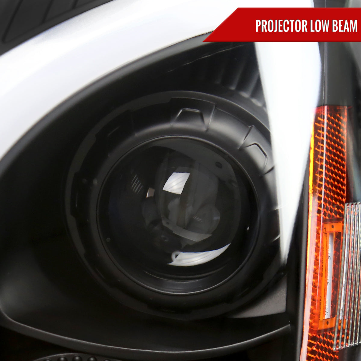 Spec-D 08-14 Cadillac CTS SEQ LED Bar Projector Headlights Black