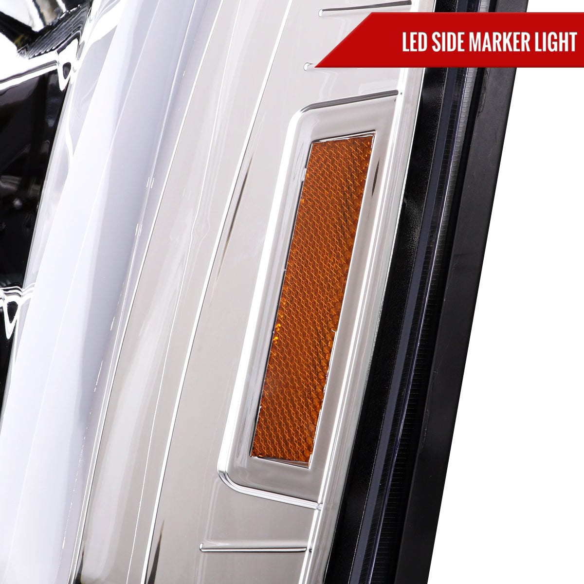 Spec-D 07-14 GMC Yukon/XL 1500/XL 2500 Sequential Headlights Chrome