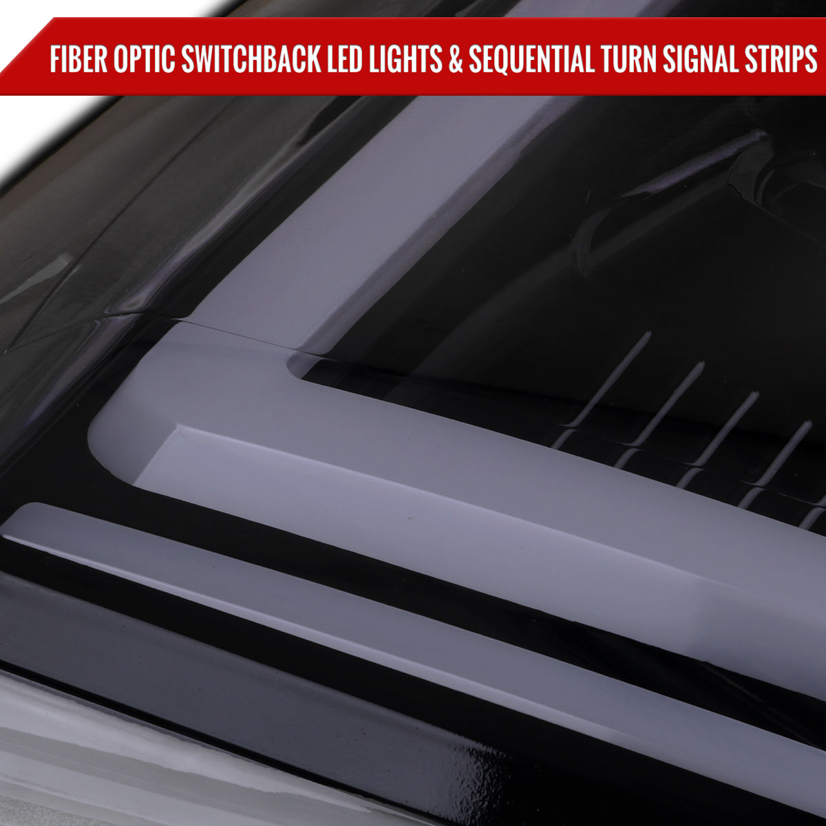 Spec-D 07-14 GMC Yukon/XL 1500/XL 2500 SEQ Headlights Black/Smoked