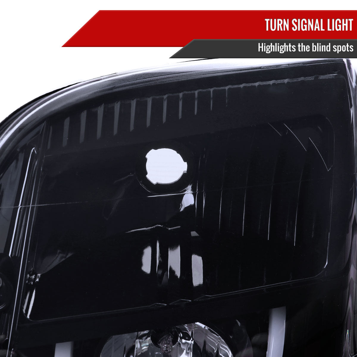 Spec-D 07-14 GMC Yukon/Yukon XL 1500/2500 U-Bar Headlights Black