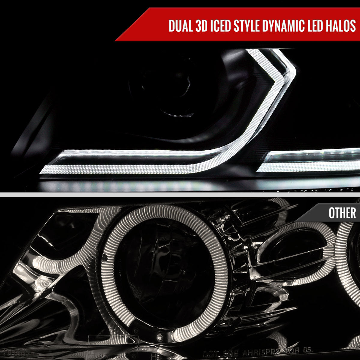 Spec-D 06-08 BMW E90 3 Series Headlights Projector G2 Black