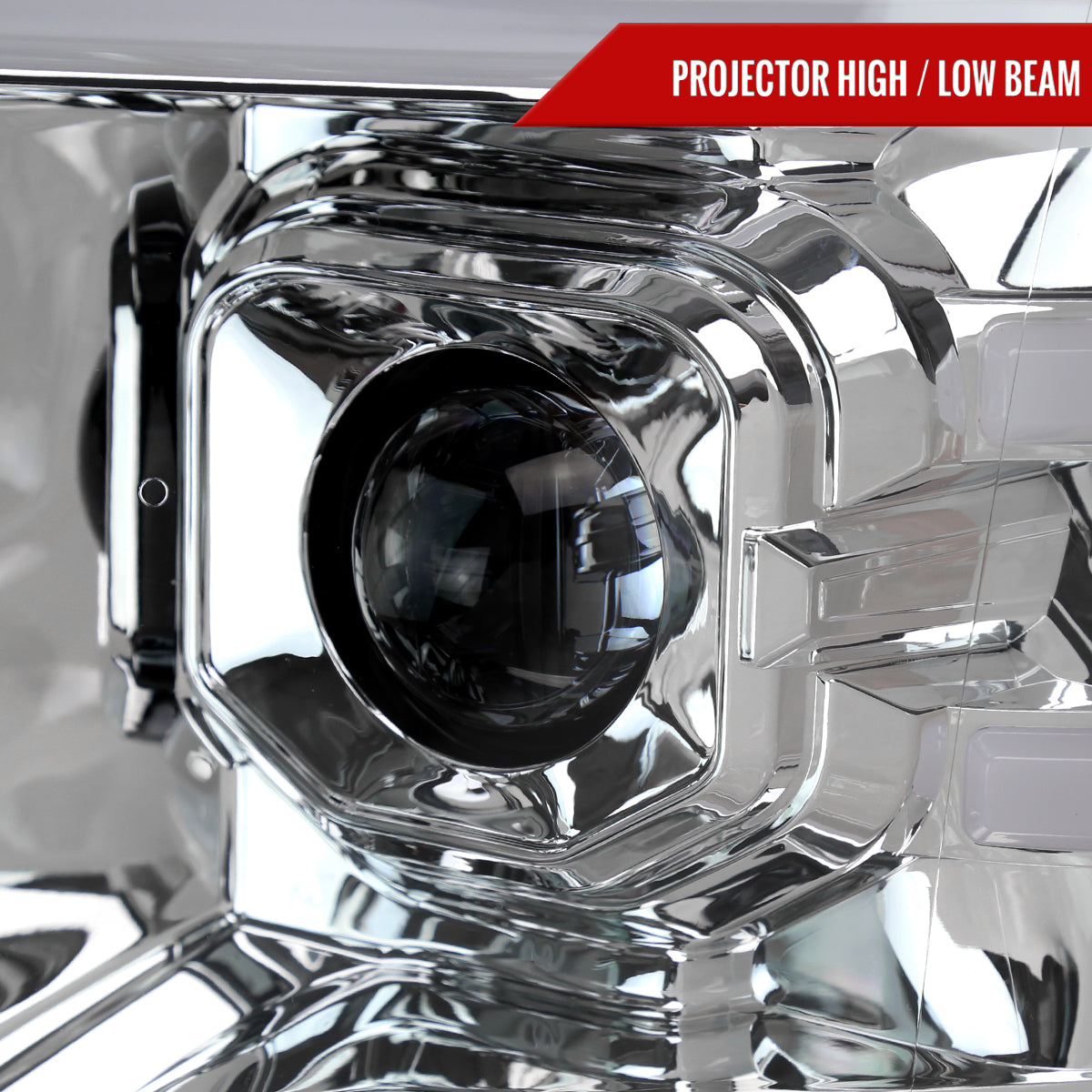 Spec-D 09-14 Ford F-150 Sequential LED Projector Headlights Chrome