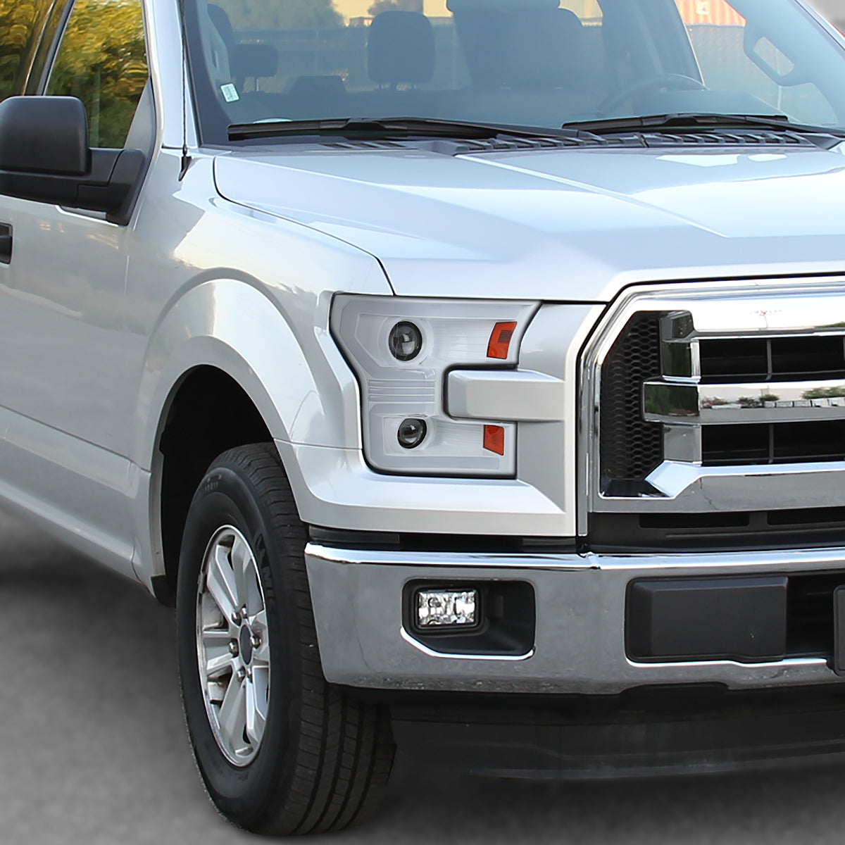 Spec-D 15-17 F-150 Bar Pro Headlights SEQ Turn Signals White/Clear