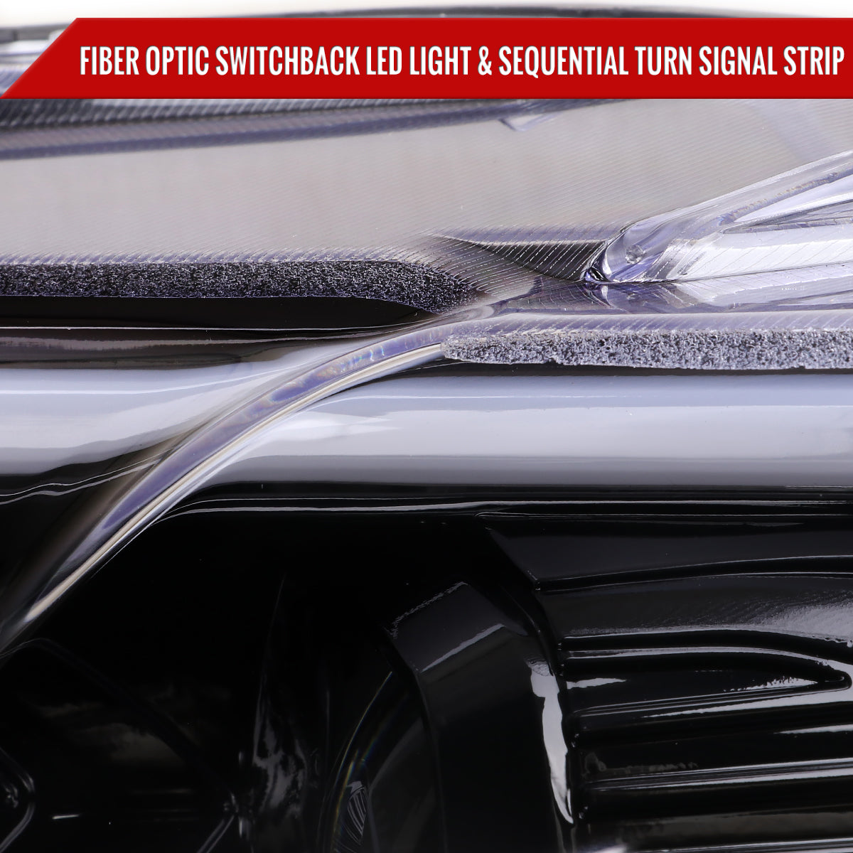 Spec-D 13-16 Ford Fusion Headlights Switchback Sequential Jet Black