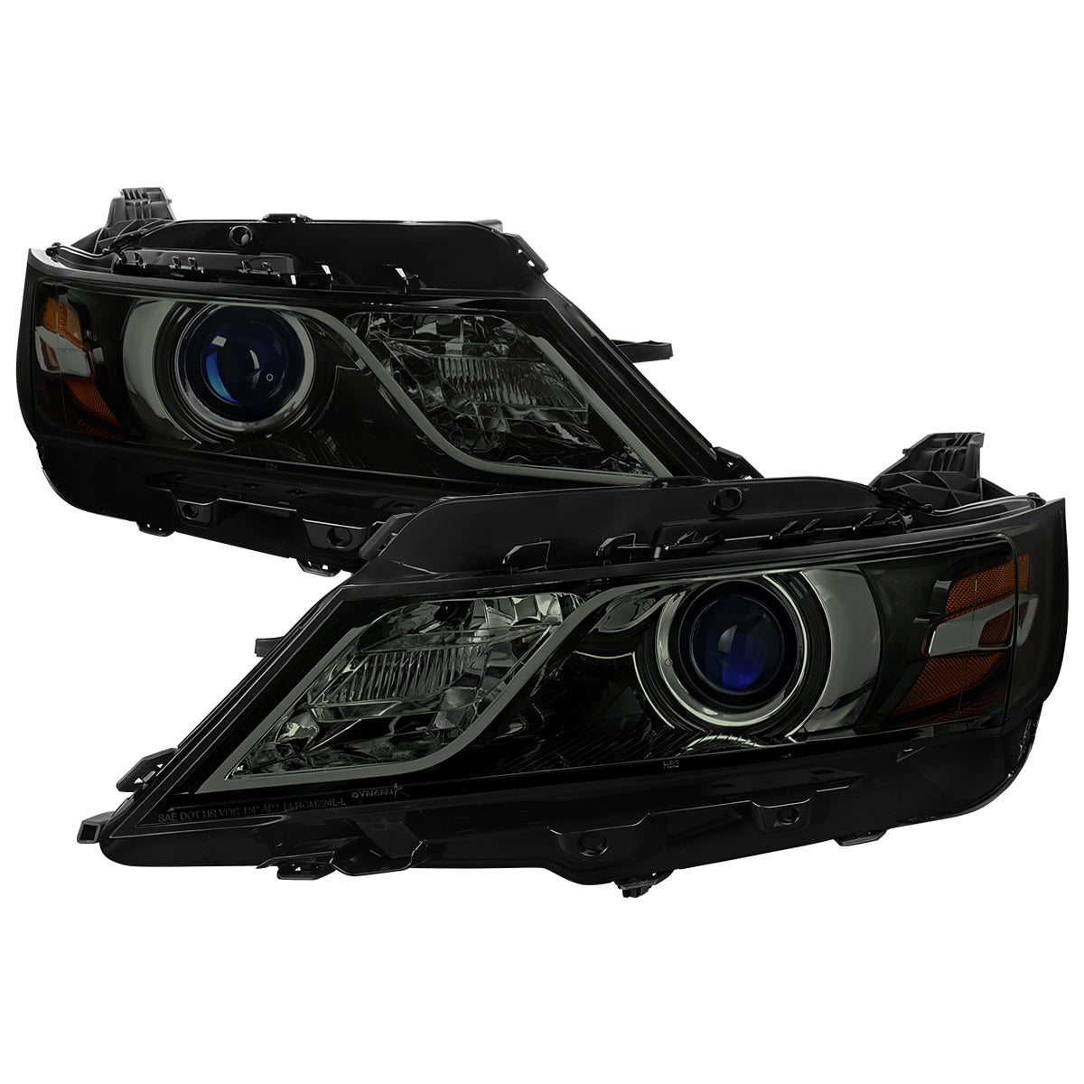 Spec-D 14-20 Chevy Impala OEM Style Projector Headlights Black/Smoked