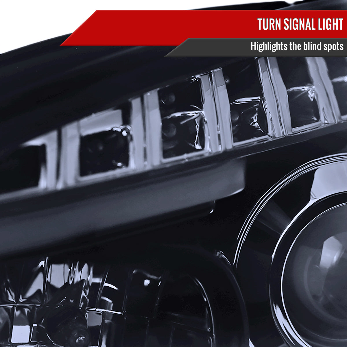Spec-D 08-12 Chevy Malibu Headlights Projector Glossy Black/Smoked