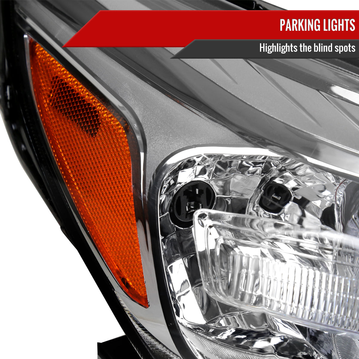 Spec-D 13-15 Malibu Passenger Projector Chrome Replacement