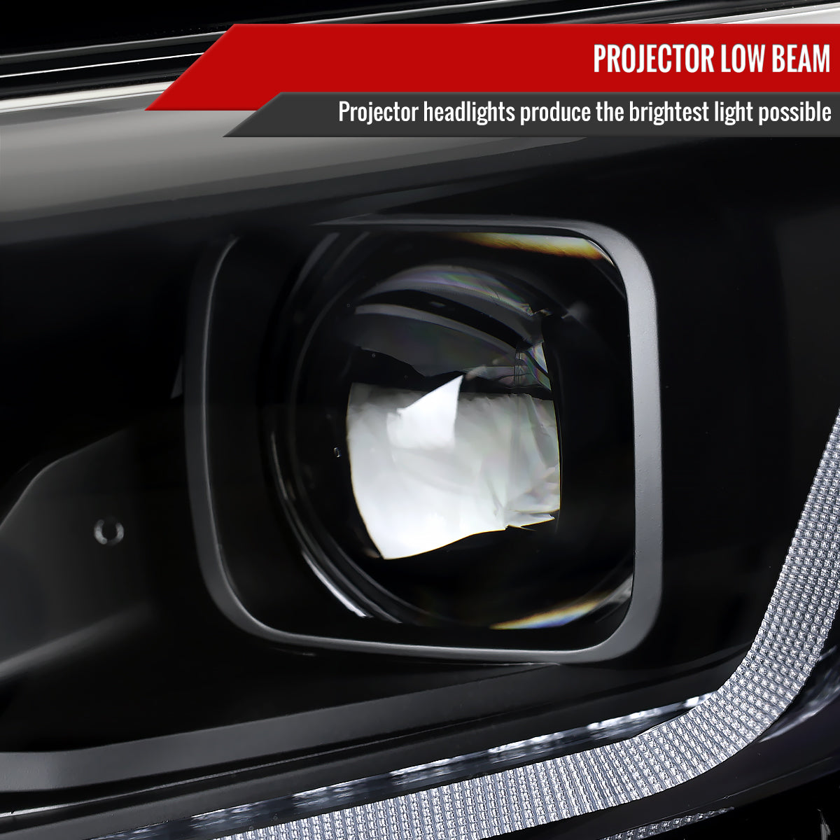 Spec-D 19-24 Chevy Malibu Projector Headlights Sequential Matte Black