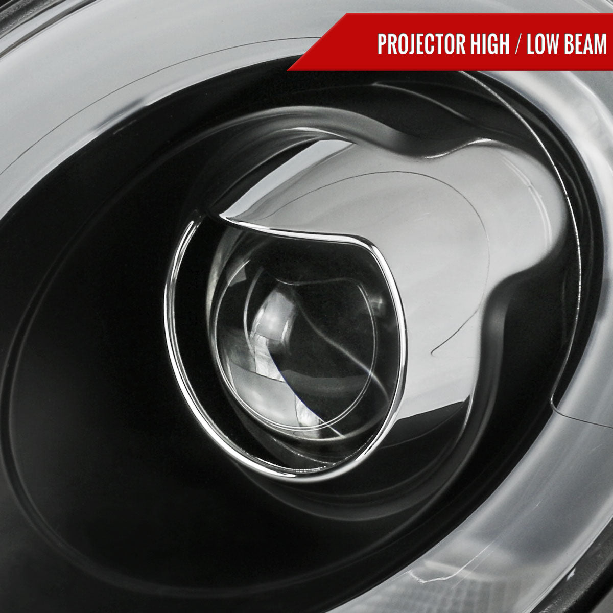 Spec-D 02-08 Mini Cooper Headlights Projector V2 Matte Black