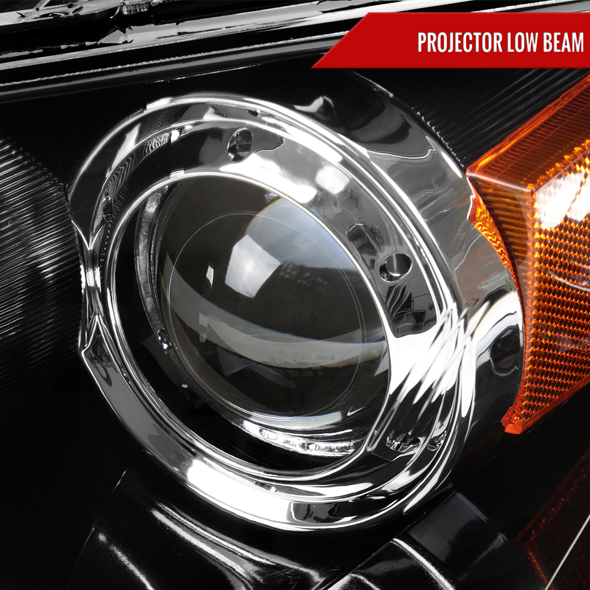 Spec-D 04-09 Mazda 3 4DR Projector Headlights Black MZ3044JM