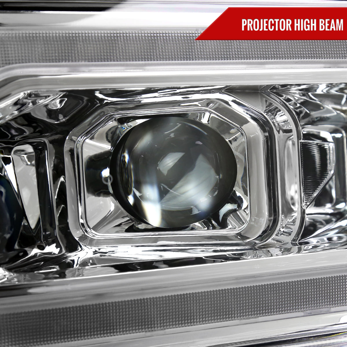 Spec-D 19-24 Ram 2500 3500 4500 5500 SEQ Projector Headlights Chrome