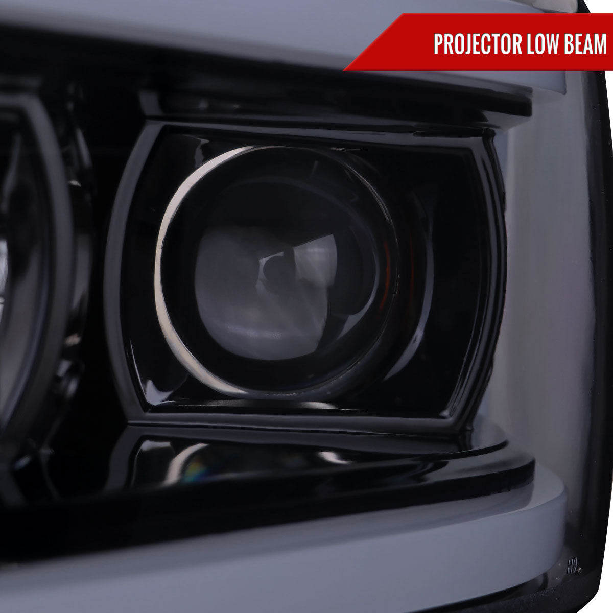 Spec-D 19-24 Ram 2500/3500 LED DRL Bar Projector Headlights Smoked