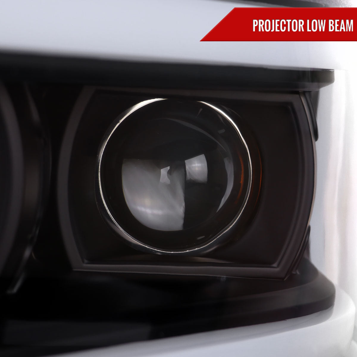 Spec-D 19-24 Ram 2500-5500 Headlights LED Tube Projector Matte Black