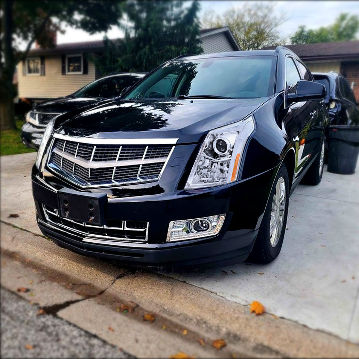 Spec-D 10-16 Cadillac SRX Sequential LED Headlights Chrome