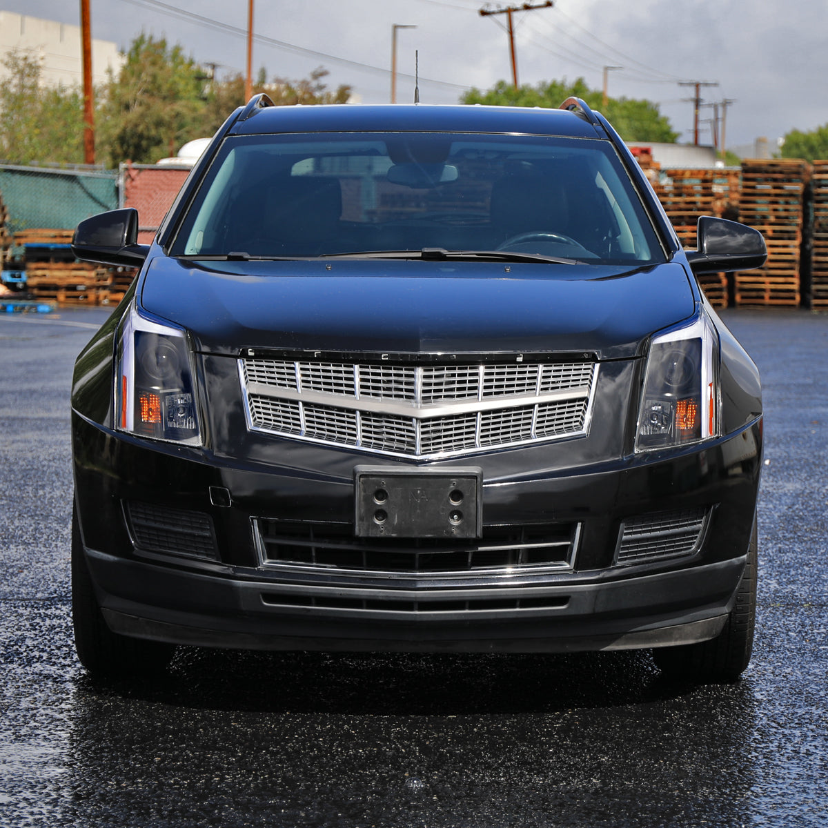 Spec-D 10-16 Cadillac SRX Projector Headlights Sequential Black