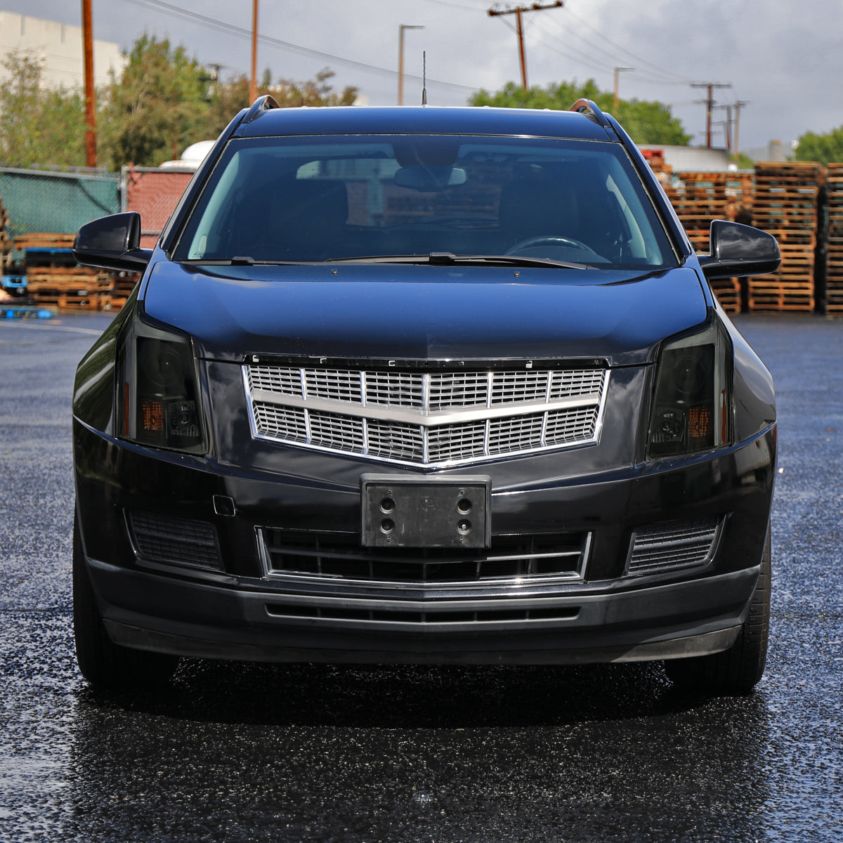 Spec-D 10-16 Cadillac SRX Sequential LED Headlights Black/Smoked