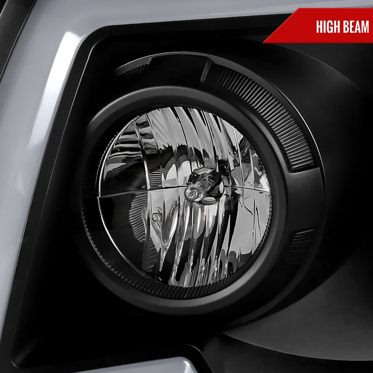 Spec-D 05-11 Tacoma Headlights Sequetial LED Bar Signal Black
