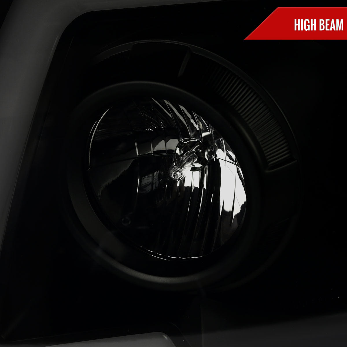 Spec-D 05-11 Tacoma LED Bar Projector Headlights SEQ Lights Blk Smoked