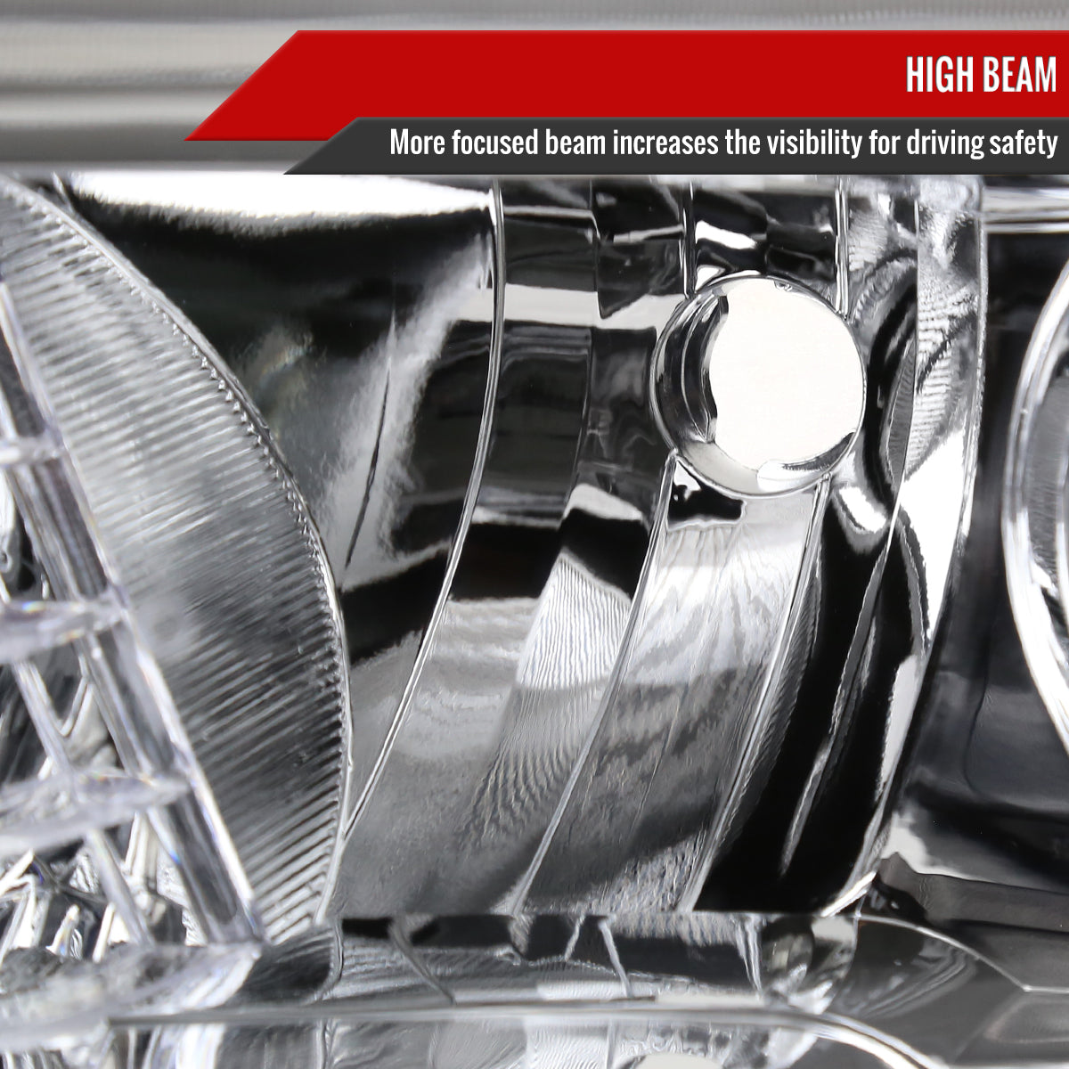 Spec-D 16-23 Toyota Tacoma Driver Replacement Projector Headlight Chrome