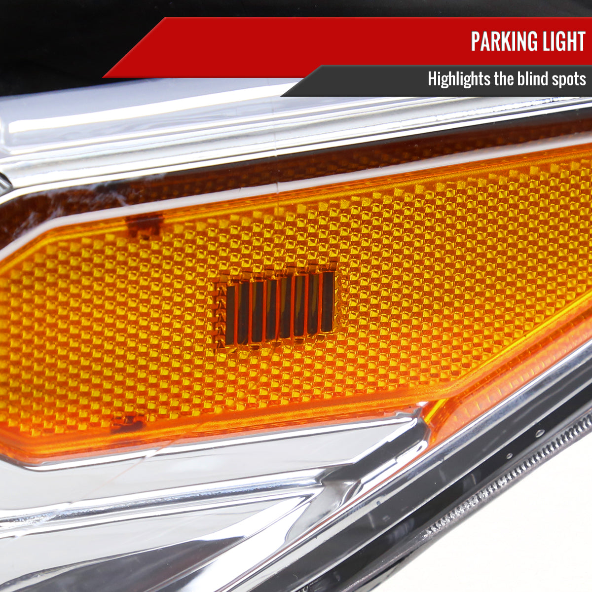 Spec-D 16-23 Toyota Tacoma Driver Replacement Projector Headlight Chrome