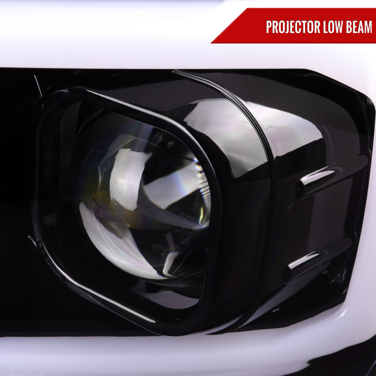 Spec-D 16-23 Tacoma Switchback LED Projector Headlights GL Black