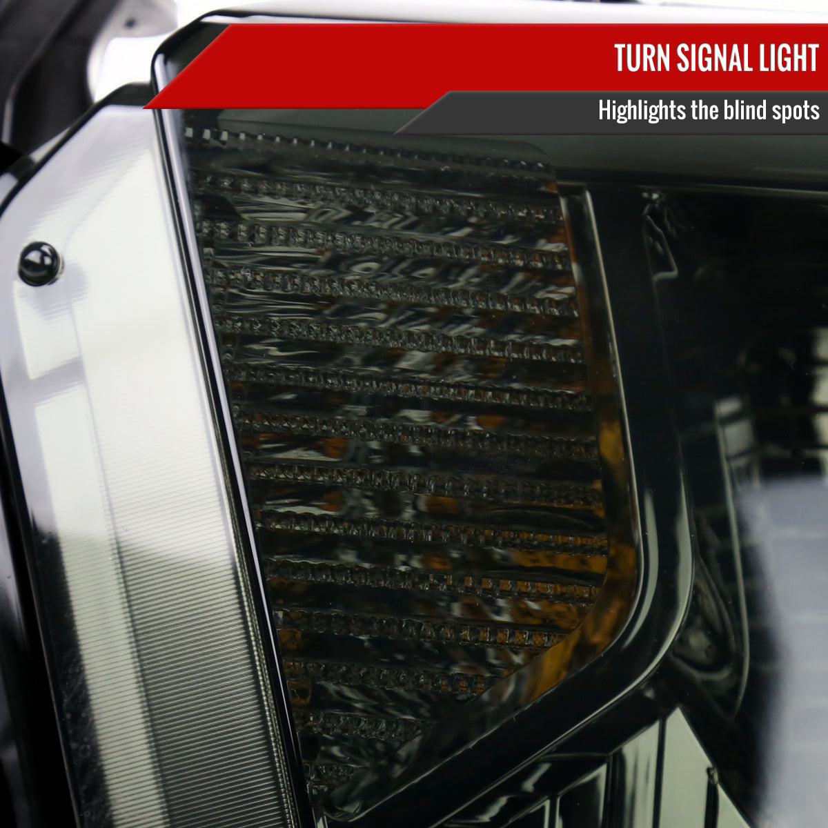 Spec-D 14-21 Tundra SEQ Bar Projector Headlights Chrome/Smoked