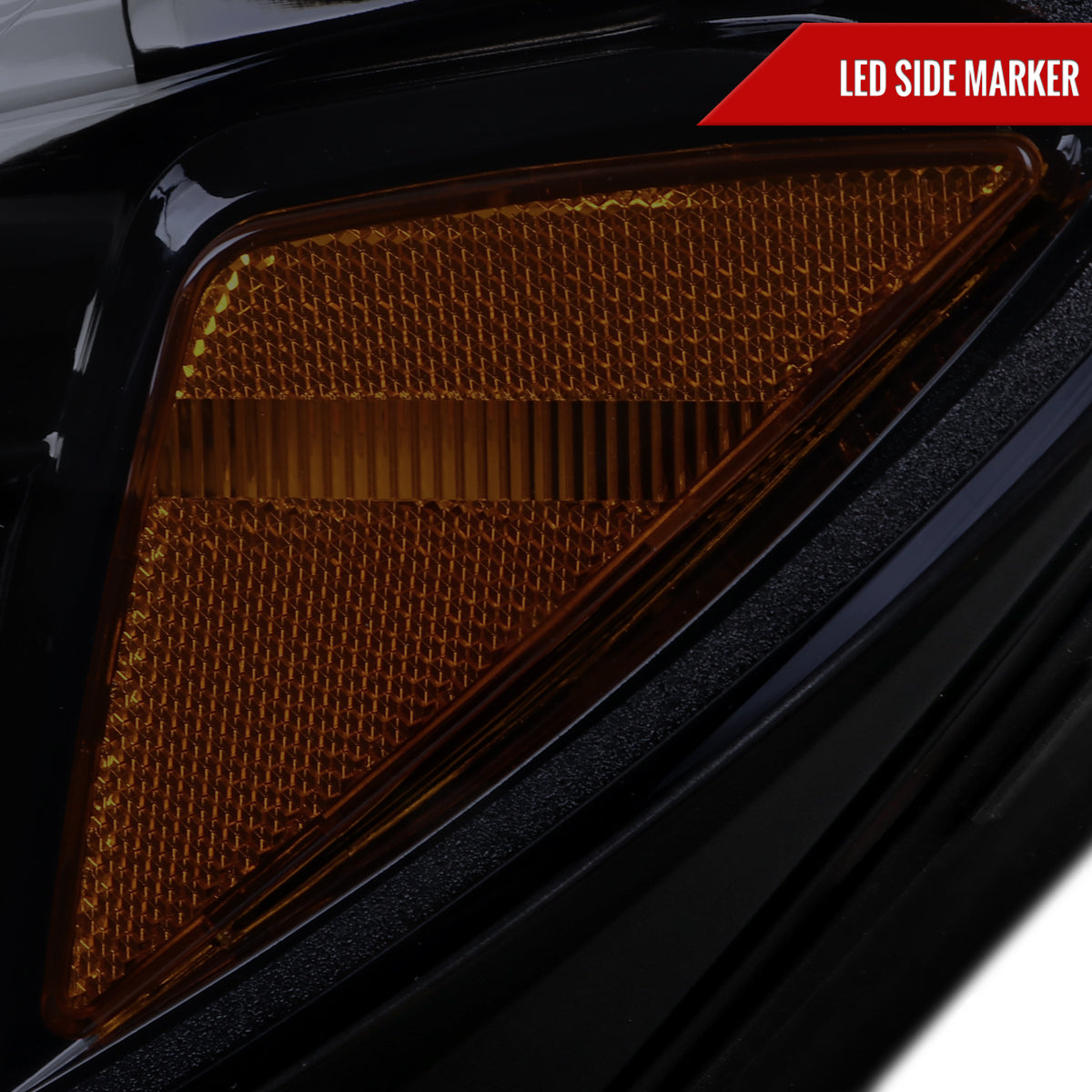 Spec-D 15-18 Mercedes C-Class W205 Sequential Headlights Black Smoked