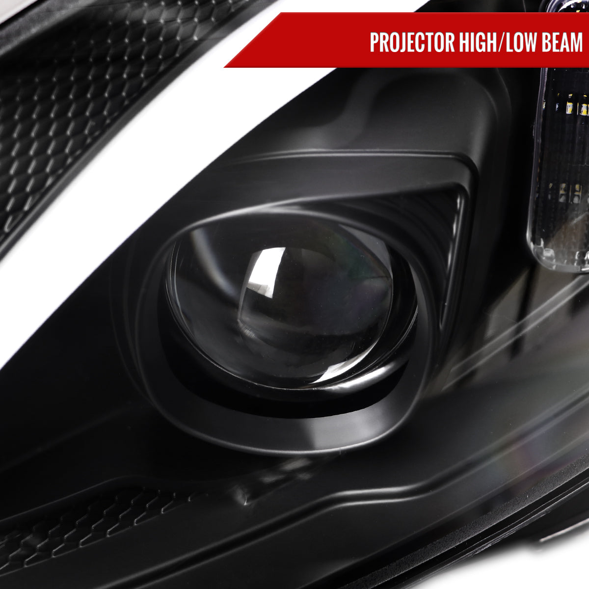 Spec-D 15-18 Mercedes-Benz C-Class W205 SEQ LED Headlights Black