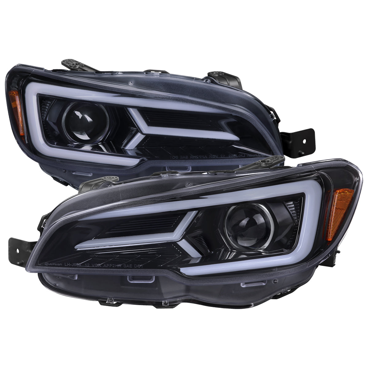 Spec-D 15-21 Subaru Impreza WRX/STI Bar SEQ GL Blk/ Smoked Headlights