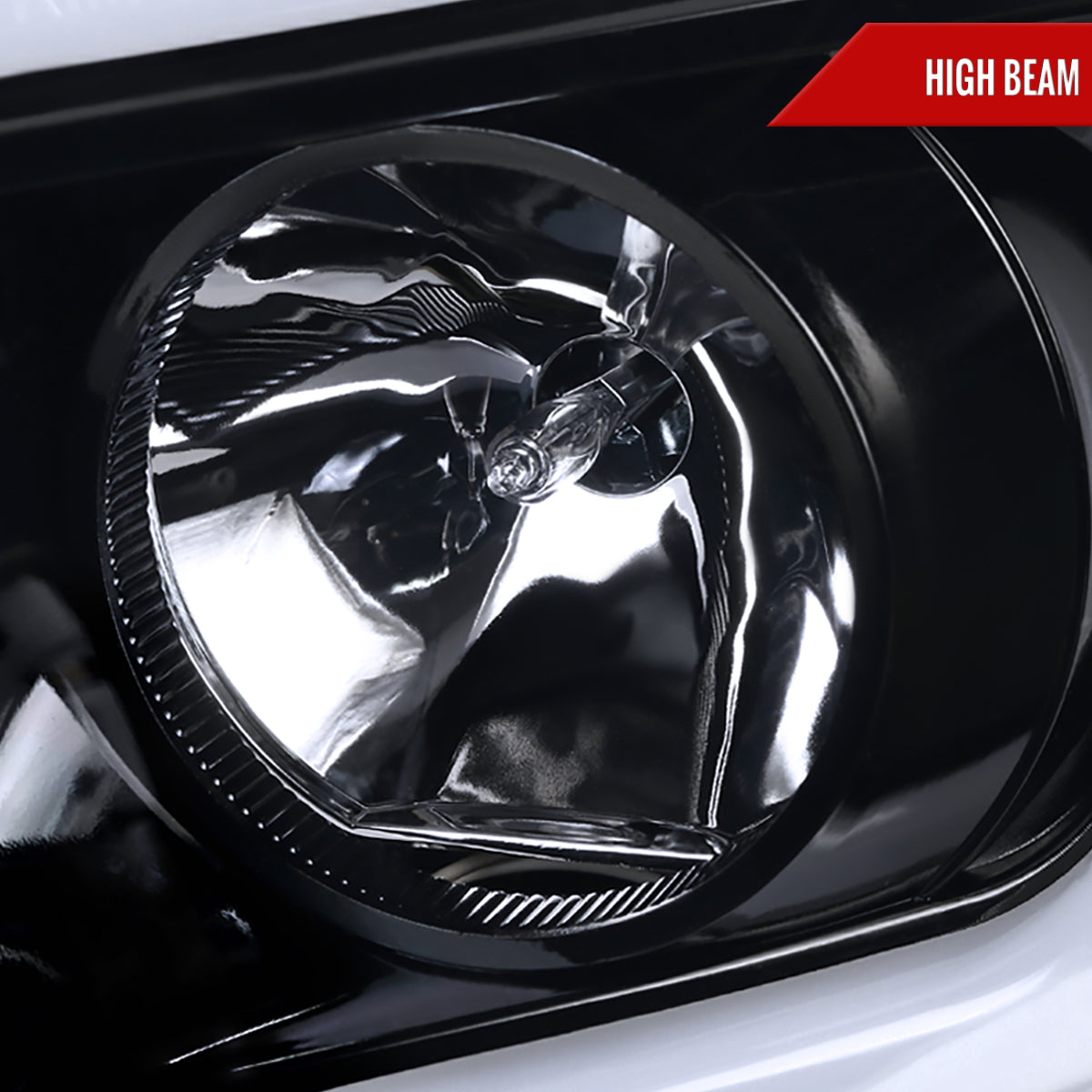 Spec-D 15-20 GMC Yukon/Yukon XL U-Bar Headlights Glossy Black/Smoked