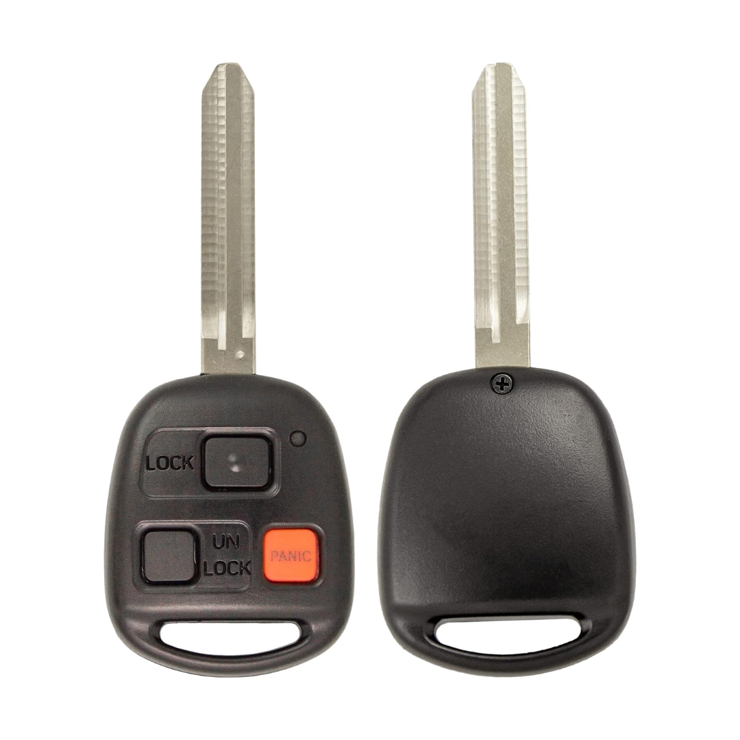2003-2009 Toyota / 3-Button Remote Head Key / HYQ12BBT (4D67 Chip) (AFTERMARKET)