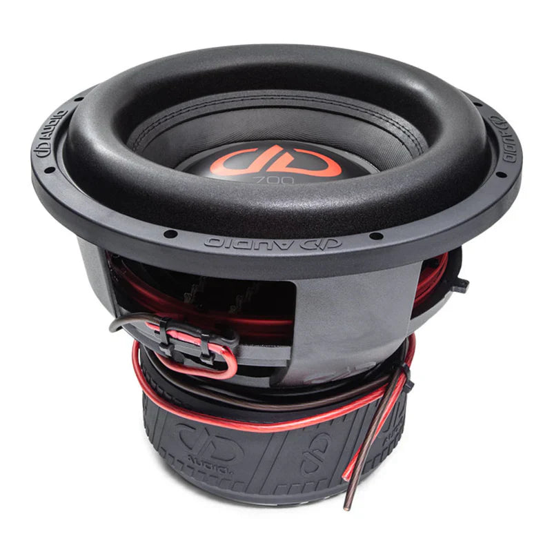 DD Audio 712F-D4 12 Inch Dual 4 Ohm 4500W Peak/1500W RMS Power Tuned Subwoofer