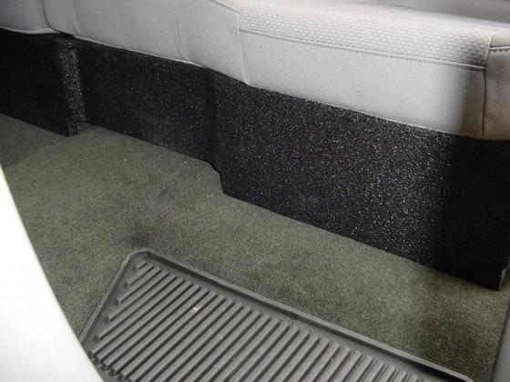2014 and up Chevy Standard Crew Cab Subwoofer Box Sub Box 2x12
