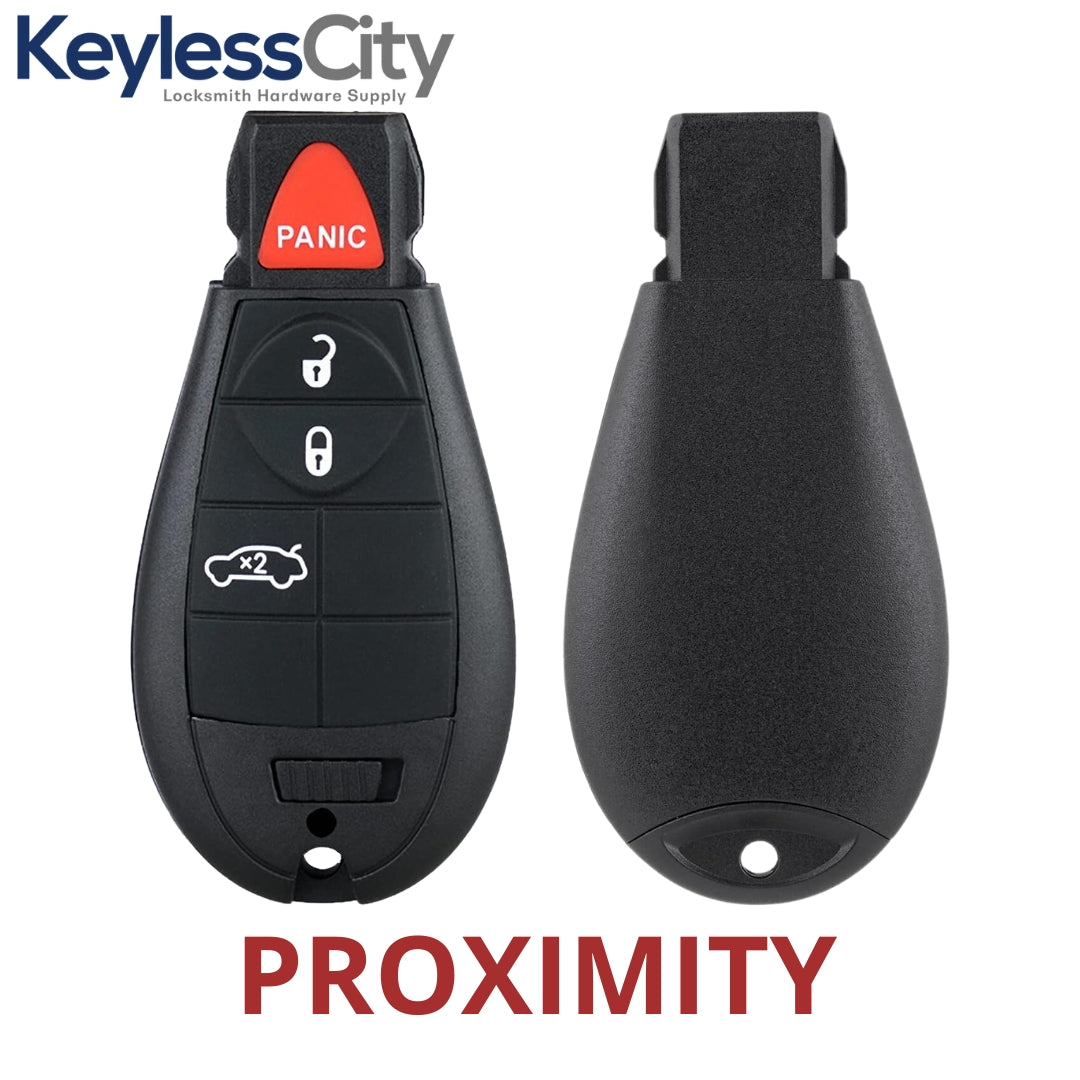 2008-2014 Chrysler Dodge / 4-Button Fobik Key / PN: 05026886AI / IYZ-C01C / Keyless Go Fobik (AFTERMARKET)