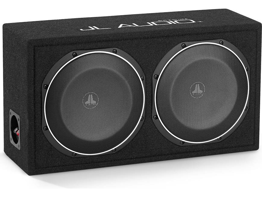 JL Audio CS210LG-TW1 PowerWedge™ sealed enclosure with two 10