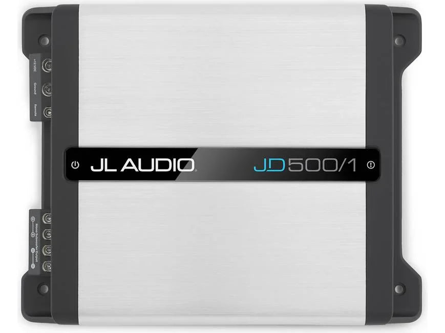 JL Audio JD500/1 JD Series mono subwoofer amplifier — 500 watts RMS x 1 at 2 ohms