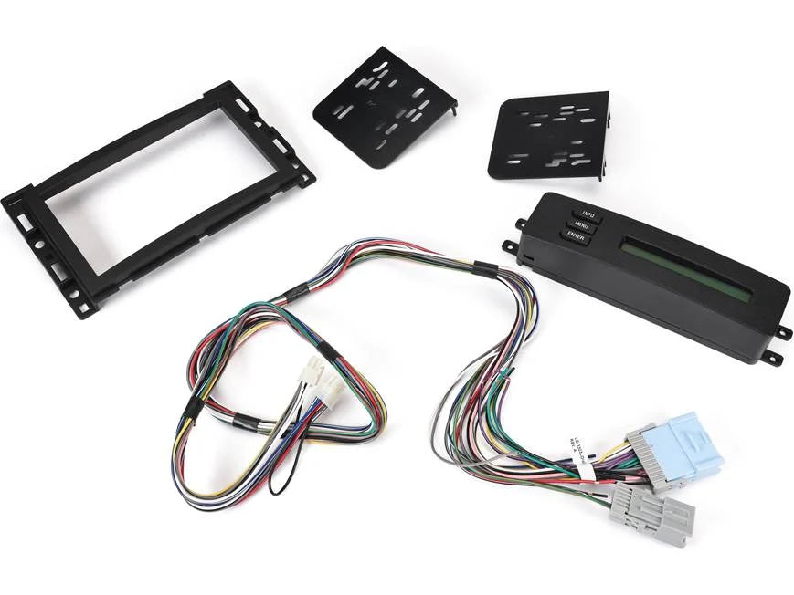 Metra 95-3303B Dash and Wiring Kit Install and connect a new car stereo in select 2004-10 Chevrolet and Pontiac models — double-DIN stereos (Black)