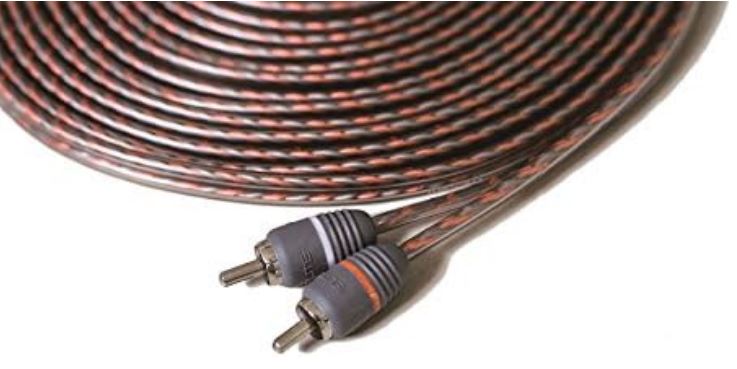 Elite Audio EA-RCA10 Standard 2-Ch RCA Cable - 10ft. Male to Male Twisted Wire Pair with Noise Reduction