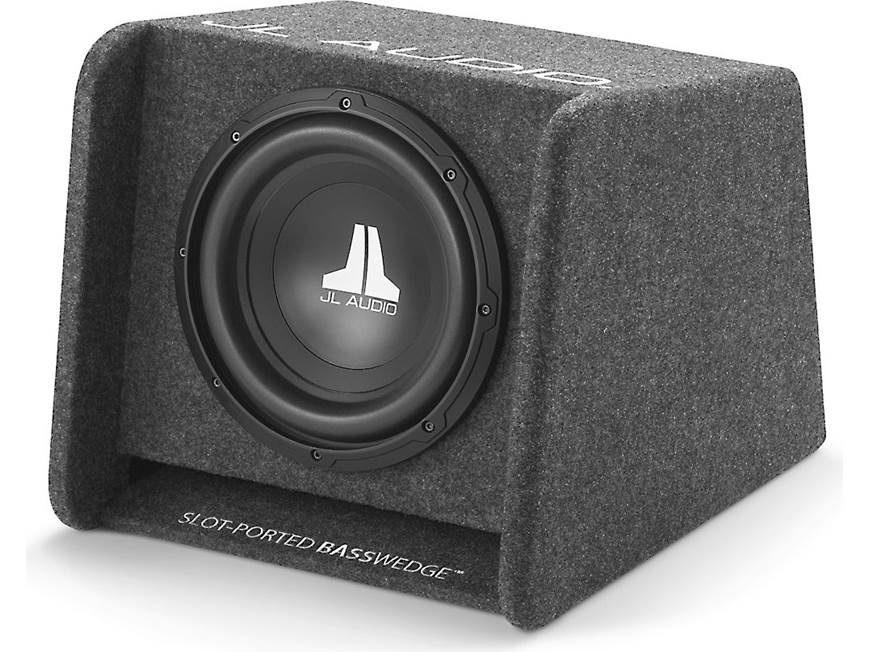 JL Audio CP110-W0v3 BassWedge™ slot-ported enclosure with one 10