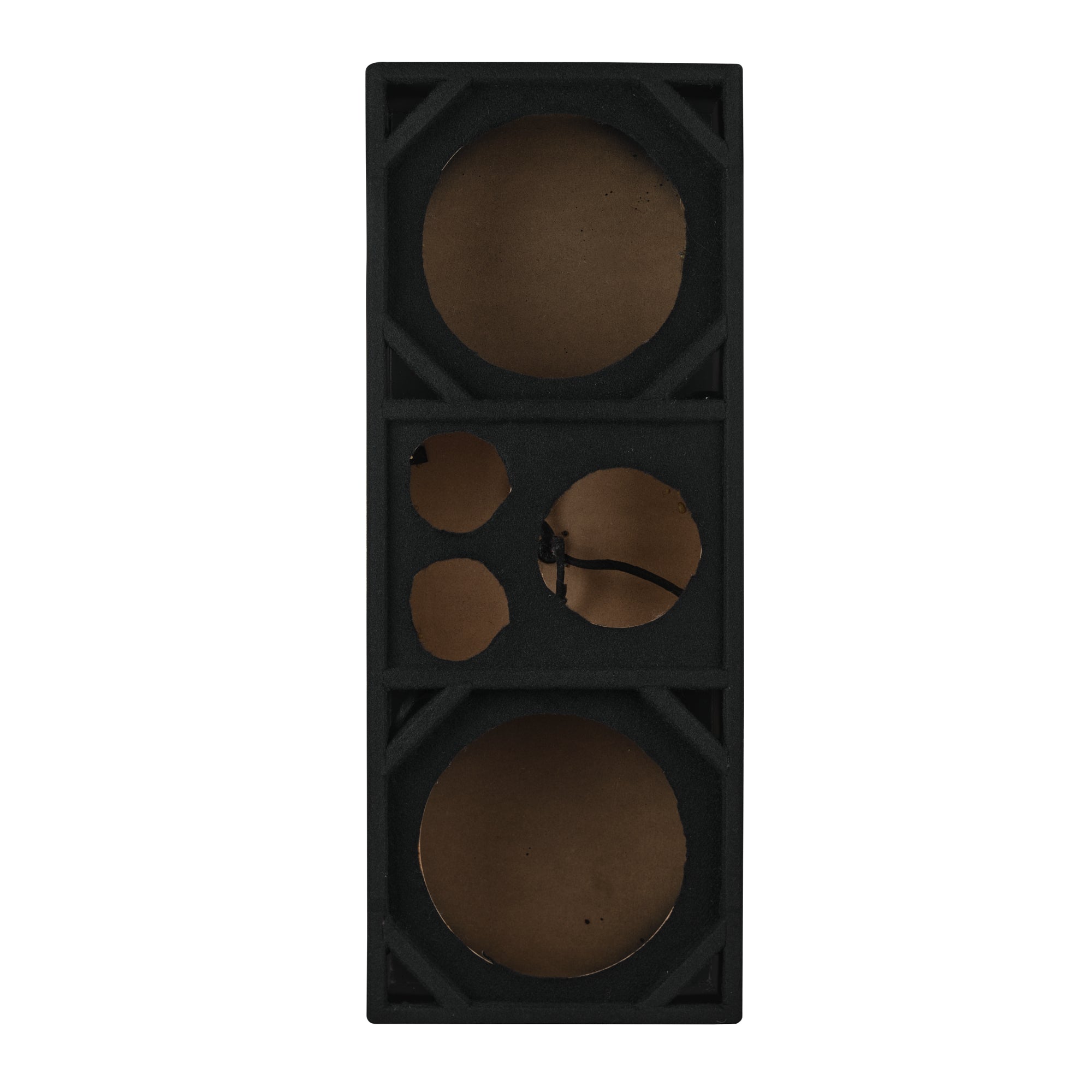 Dual 10” + Dual 4” Tweeter + 2” Driver Ported Empty Voceteo Enclosure | Speakon-Ready