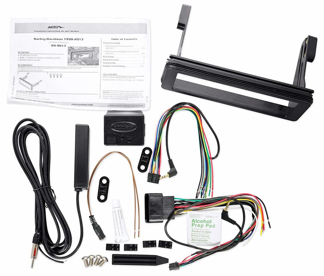 Metra 99-9613 1998-2013 Harley Davidson Stereo Install Kit